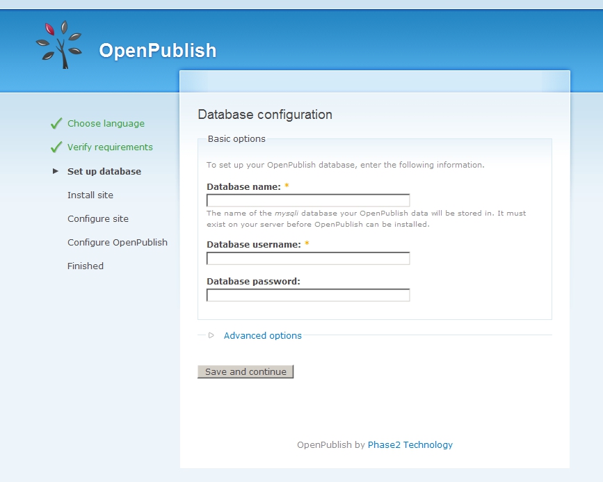 OpenPublish 2.3 インストール手順　２