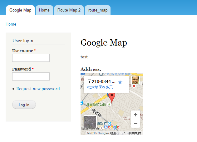 Drupal Simple Google Maps module